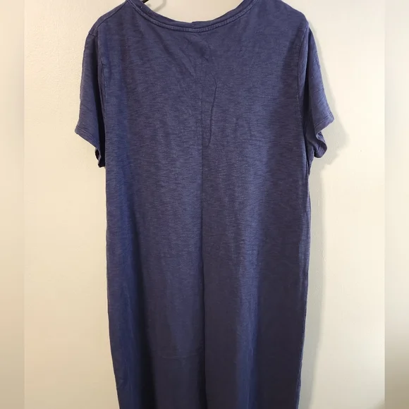 🦋 Women's Blue Moo-Moo Bed Shirt - Picture 2 of 4